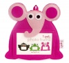 3 Sprouts Photo Frame, Pink Elephant