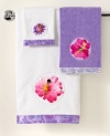 Just a little bit of pixie dust gives a magical look to your space. This Fairies Rosey hand towel from Disney is truly enchanting to little ones with pretty blooms and fanciful fairy friends.