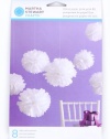 Martha Stewart Crafts Pom Poms, White, Medium