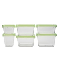 OXO Good Grips LockTop Containers make storing your food as easy as pie. Inner locking tabs and a silicone ring create leak proof, airtight lids that snap on easily. Durable, BPA-free Tritan bodies resist warping and staining, and are crystal clear to reveal contents inside. Containers stack neatly without toppling, to optimize space in the refrigerator or freezer. OXO Good Grips LockTop Containers make storing your food as easy as pie. Inner locking tabs and a silicone ring create leak proof, airtight lids that snap on easily. Durable, BPA-free Tritan bodies resist warping and staining, and are crystal clear to reveal contents inside. Containers stack neatly without toppling, to optimize space in the refrigerator or freezer.
