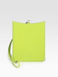 Slip this stylish leather cover over your shoulder for on-the-go ease.Removable adjustable strap, 14-15 dropLeather7¾W X 9¼H X 1/4DMade in ItalyPlease note: iPad® not included. Slip this stylish leather cover over your shoulder for on-the-go ease.Removable adjustable strap, 14-15 dropLeather7¾W X 9¼H X 1/4DMade in ItalyPlease note: iPad® not included.
