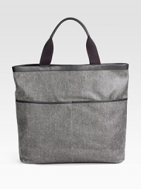 EXCLUSIVELY OURS. We designed this utilitarian nylon bag so every on-the-go essential has a convenient place to stow away. No closure Top handles Exterior slip pockets Interior zip pocket Fully lined Polyester/nylon 15W X 18H X 6¼D Imported EXCLUSIVELY OURS. We designed this utilitarian nylon bag so every on-the-go essential has a convenient place to stow away. No closure Top handles Exterior slip pockets Interior zip pocket Fully lined Polyester/nylon 15W X 18H X 6¼D Imported