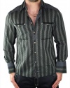 English Laundry Rawtenstall Blaque Men's Dress Shirt Woven Button Down 2012