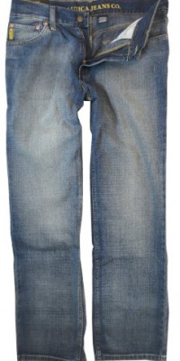 Nautica Jeans Company Mens Classic Fit Jeans, Faded Medium Wash Nautica Jeans Company Mens Classic Fit Jeans, Faded Medium Wash