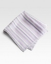 EXCLUSIVELY OURS. The foundation of every well-dressed gentleman's style in smooth, striped silk. Silk Dry clean Imported 