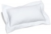 Pinzon Diamond Matelasse 12 by 18-Inch Boudoir Sham, White