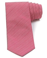 Plush Italian silk and soft cotton are woven to create an understated tonal stripe pattern on this handsome skinny width tie from HUGO. Plush Italian silk and soft cotton are woven to create an understated tonal stripe pattern on this handsome skinny width tie from HUGO.