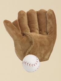 The baseball pull cord activates, Take Me Out to the Ball Game tune, a great gift for little baby sluggers. 7H X 7W X 3D 7 oz. Imported The baseball pull cord activates, Take Me Out to the Ball Game tune, a great gift for little baby sluggers. 7H X 7W X 3D 7 oz. Imported