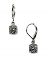 Just a touch of shine to set off your look. Judith Jack earrings feature an intricate square design accented by glittering marcasite. Crafted in sterling silver. Approximate drop: 1/4 inch.
