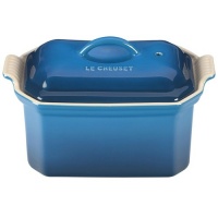 Le Creuset Heritage Stoneware 3/4-Quart Pate Terrine with Press, Marseille Le Creuset Heritage Stoneware 3/4-Quart Pate Terrine with Press, Marseille
