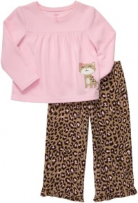 Carter's Toddler Girls 2 Pc Microfleece Pjs Set Cheetah Kitty Print (3t) Carter's Toddler Girls 2 Pc Microfleece Pjs Set Cheetah Kitty Print (3t)
