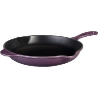 Le Creuset Enameled Cast-Iron 11-3/4-Inch Skillet with Iron Handle, Cassis Le Creuset Enameled Cast-Iron 11-3/4-Inch Skillet with Iron Handle, Cassis