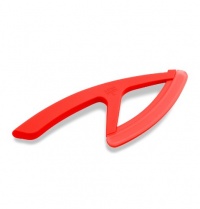 Kuhn Rikon 4.5-Inch Nonstick Colori Kulu Herb & Vegetable Knife, Red Kuhn Rikon 4.5-Inch Nonstick Colori Kulu Herb & Vegetable Knife, Red