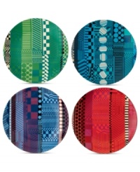 Make your table a masterpiece. Royal Doulton's Paolozzi tidbit plates are topped with vibrant graphic designs inspired by the work of Sir Eduardo Paolozzi, a pivotal figure in pop art history. Make your table a masterpiece. Royal Doulton's Paolozzi tidbit plates are topped with vibrant graphic designs inspired by the work of Sir Eduardo Paolozzi, a pivotal figure in pop art history.