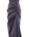 Tadashi Shoji Purple/Blue Taffeta Ruched Beaded Sleeveless Gown Dress 4