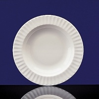 Simple shapes of crisp white are accented with precisely etched lines. Contrasting black matte jasper accessories with glazed interiors are also available. Bone china. Simple shapes of crisp white are accented with precisely etched lines. Contrasting black matte jasper accessories with glazed interiors are also available. Bone china.
