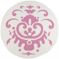 Area Rug 4x4 Round Kids White Color - Surya Playground Rug from RugPal Area Rug 4x4 Round Kids White Color - Surya Playground Rug from RugPal