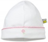 Noa Lily Baby-Girls Newborn Hat with Embroidered Spring, White, One Size