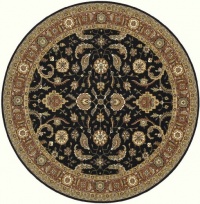 Area Rug 8x8 Round Traditional Salmon Color - Momeni Persian Garden Rug from RugPal Area Rug 8x8 Round Traditional Salmon Color - Momeni Persian Garden Rug from RugPal