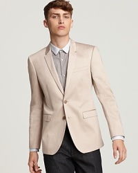 Understated yet polished, this sleek Burberry London Mansell sport coat is easily dressed up or down. Understated yet polished, this sleek Burberry London Mansell sport coat is easily dressed up or down.