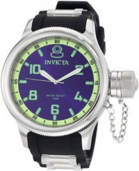 Invicta Men's 1434 Russian Diver Blue Dial Black Rubber Watch Invicta Men's 1434 Russian Diver Blue Dial Black Rubber Watch