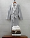 CassaDecor Spa Robe - Spa by Kassatex, Mens, Silver Sage