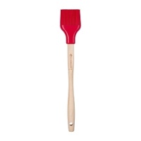 Great for grilling and roasting, this basting brush expertly sauces meats, fish and even bread. Made of 100% premium quality silicone, its thick bristles resist stains and do not absorb food flavors. Easy to clean, the bristle head detaches and is dishwasher safe.