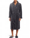 Joseph Abboud Men's Corel Fleece Robe With Slipper