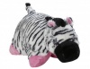 My Pillow Pet Zebra - Large (Black, White & Pink)