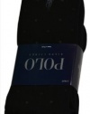 Polo Ralph Lauren Men's 3 Pack Socks Dress Socks Black (10-13)