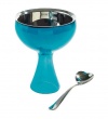 Alessi Big Love Ice Cream Bowl & Spoon Set - Blue