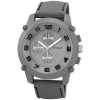 Breda Men's 8135-grey Colton Grey Bezel Black Accented Watch