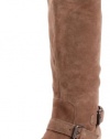 DV by Dolce Vita Women's Zela Boot,Taupe Suede,6 M US