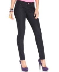 Downtown edge with a little uptown flair, these skinnies from Indigo Rein are the perfect jeans for a night out in the city! Downtown edge with a little uptown flair, these skinnies from Indigo Rein are the perfect jeans for a night out in the city!