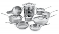 Cuisinart 77-17 Chef's Classic Stainless 17-Piece Cookware Set Cuisinart 77-17 Chef's Classic Stainless 17-Piece Cookware Set