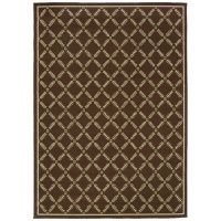 Granville Rugs Coastal Indoor/Outdoor Area Rug, Ivory/Blue/Brown, 6' 7 x 9' 6 Granville Rugs Coastal Indoor/Outdoor Area Rug, Ivory/Blue/Brown, 6' 7 x 9' 6
