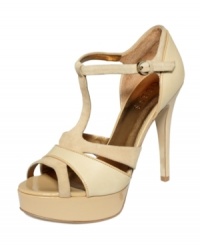 There's sky high appeal in these GUESS Korrine 2 pumps! Bring your look up-to-date, even as you flashback to disco days. There's sky high appeal in these GUESS Korrine 2 pumps! Bring your look up-to-date, even as you flashback to disco days.