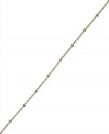 Add a touch of luxury with a simple chain. Giani Bernini's Singapore bracelet is crafted in 24k gold over sterling silver. Approximate length: 9 inches.