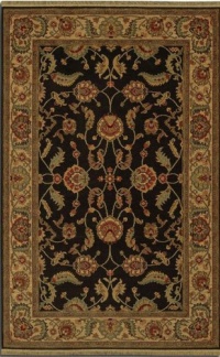 Karastan Ashara Collection Agra Black 4'3 X 6' Karastan Ashara Collection Agra Black 4'3 X 6'