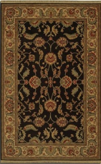 Karastan Ashara Collection Agra Black 4'3 X 6'