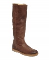 Completely tall and perfectly weathered. Frye's Celia tall boots are made to stand out while you're out and about.