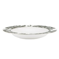 Lenox 822836 Silver Applique Pasta/Rim Soup Bowl, White Lenox 822836 Silver Applique Pasta/Rim Soup Bowl, White