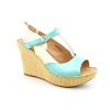 Born Mina Open Toe Wedge Sandals Shoes Womens