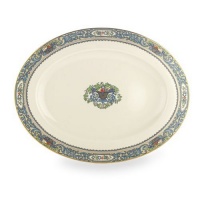 Lenox Autumn Gold Banded Ivory China 16-Inch Oval Platter Lenox Autumn Gold Banded Ivory China 16-Inch Oval Platter