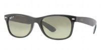 Ray Ban RB2132 New Wayfarer Sunglasses - 901/76 Black (Crystal Polarized Blue Gradient Green Lens) - 55mm Ray Ban RB2132 New Wayfarer Sunglasses - 901/76 Black (Crystal Polarized Blue Gradient Green Lens) - 55mm