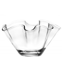 Crafted of heavy crystal with a playful ruffled edge, this Lenox Organics bowl tops tables and shelves with refreshing elegance. Enjoy as-is or fill with fruit, candies and more. Crafted of heavy crystal with a playful ruffled edge, this Lenox Organics bowl tops tables and shelves with refreshing elegance. Enjoy as-is or fill with fruit, candies and more.