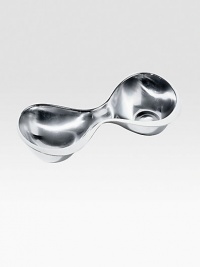 Always adding his personality on his creations, internationally renowned designer Ron Arad has made a career of creating functional home pieces with an artistic flair. His contemporary spin on the hors d'oeuvres platter is no different, featuring two distinctive sections in gleaming 18/10 stainless steel. Hand wash 9W X 1½H X 7¼D Made in Italy Always adding his personality on his creations, internationally renowned designer Ron Arad has made a career of creating functional home pieces with an artistic flair. His contemporary spin on the hors d'oeuvres platter is no different, featuring two distinctive sections in gleaming 18/10 stainless steel. Hand wash 9W X 1½H X 7¼D Made in Italy