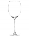 Inspired by the vineyards of Tuscany, the classic shape of this fine glassware collection captures the pleasures of Italy's famous wine country. The simple, understated base of these glasses is designed to accentuate the richly colored, aromatic wine filling the glass. Connoisseurs and casual wine lovers alike can enjoy this beautifully designed grand Bordeaux set.