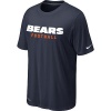 Chicago Bears Sideline Legend Authentic Font Dri-FIT T-Shirt by Nike