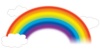 RoomMates RMK1629GM Over the Rainbow Peel & Stick Giant Wall Decal